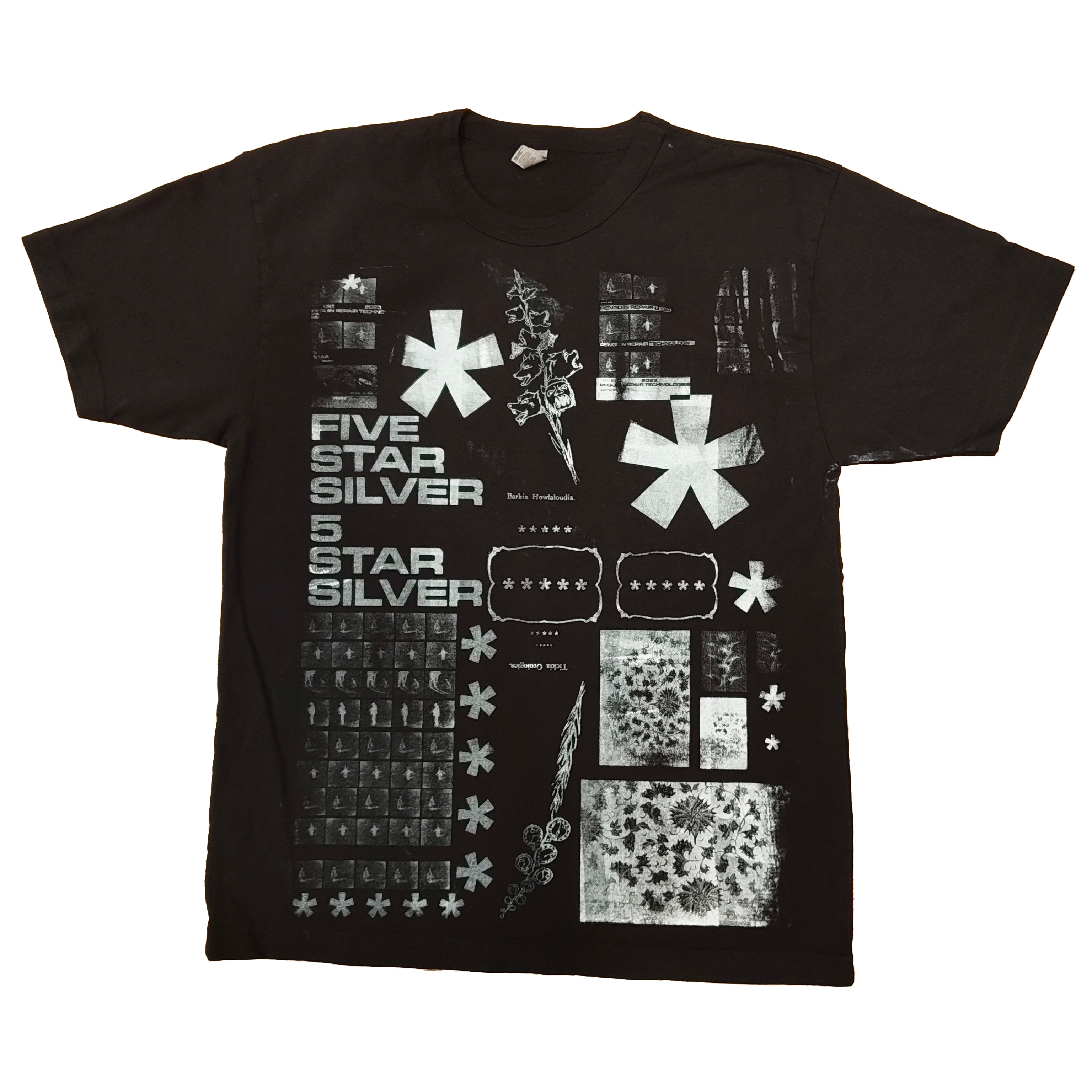 Five Star Silver T-Shirt - L