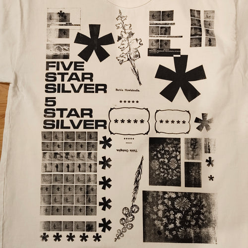 Five Star Silver T-Shirt - XL