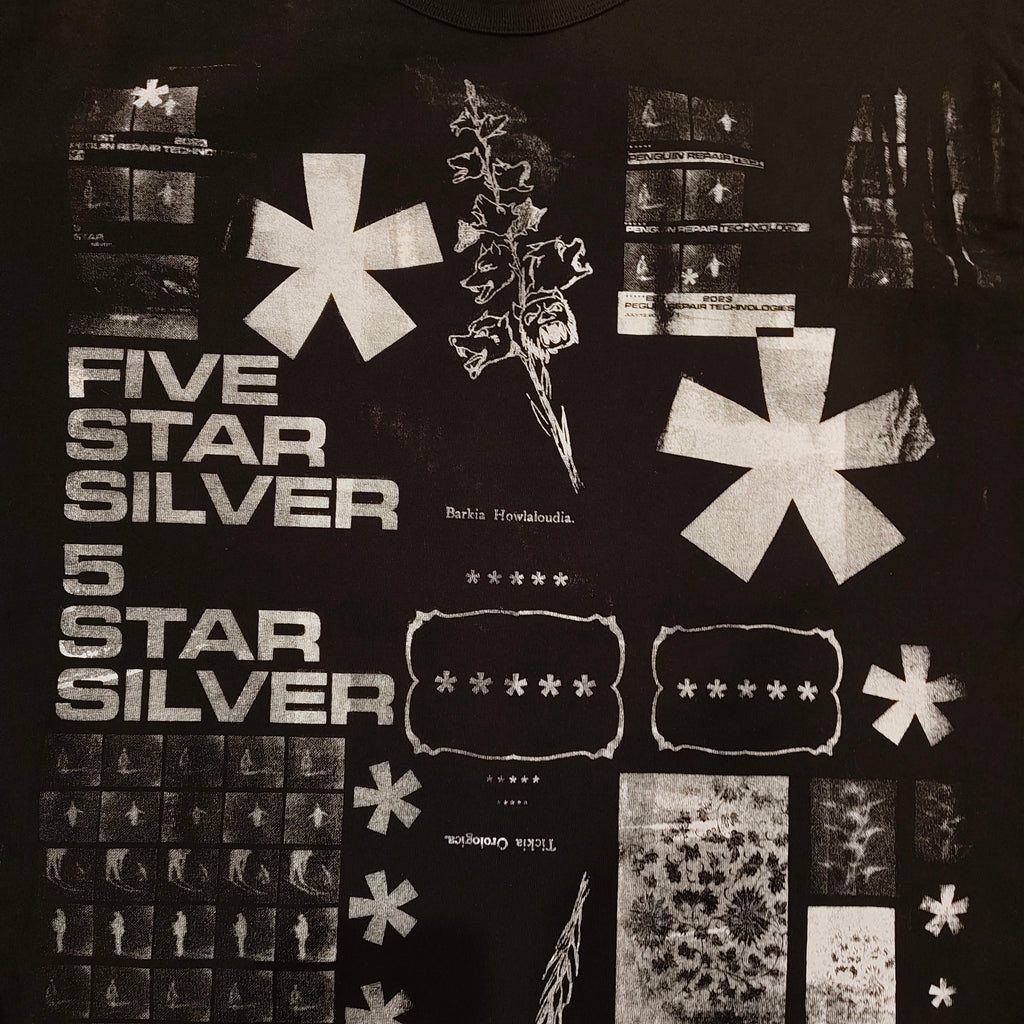 Five Star Silver T-Shirt - L