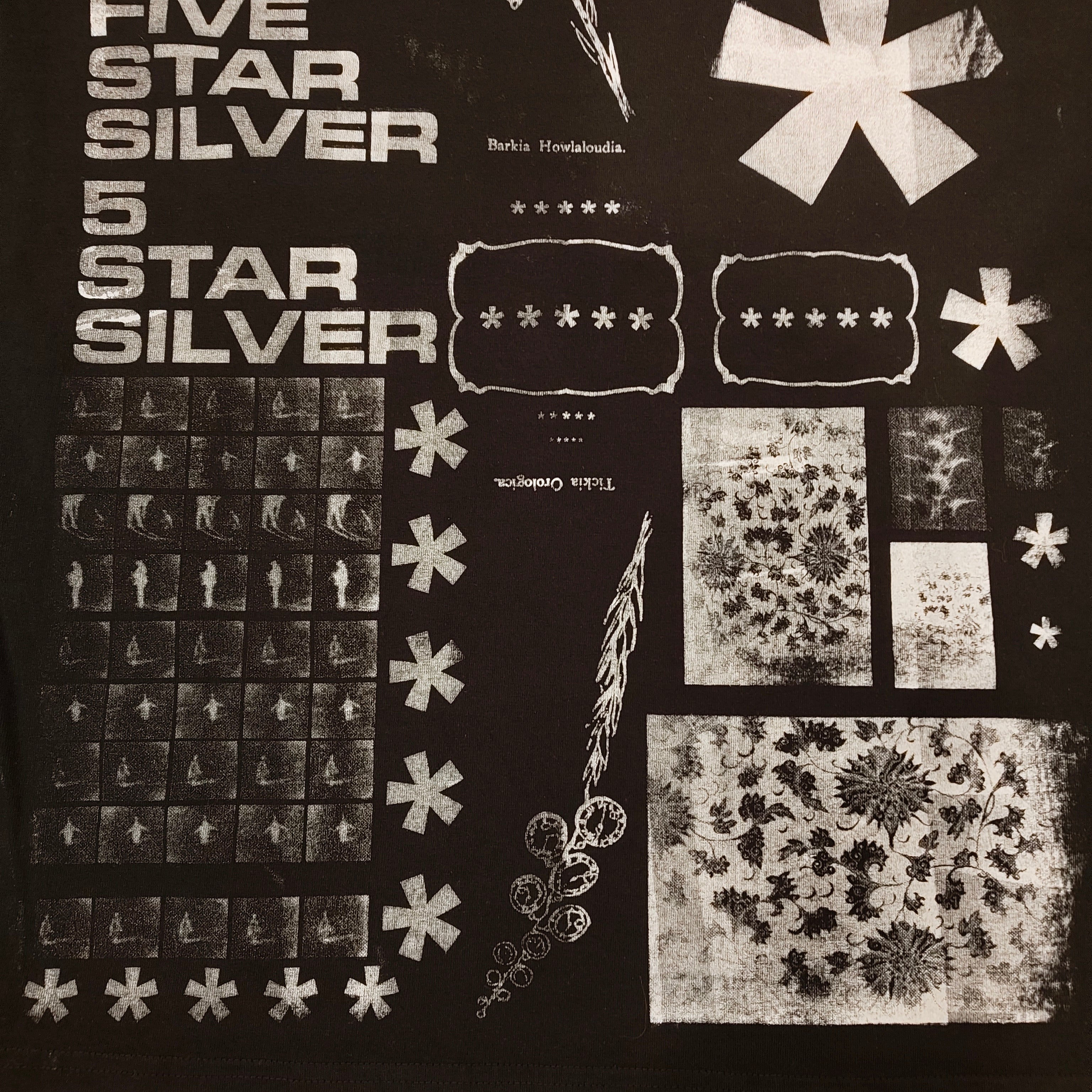 Five Star Silver T-Shirt - L