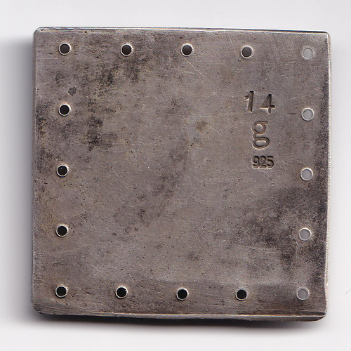 Sterling Silver Carhartt Badge